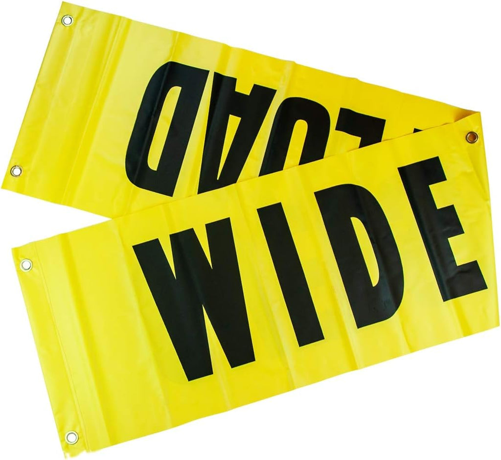 Flags, Signs, and Magnets Kit with 2 Reversible Oversize Load Signs, 4 Red Flags, 4 Orange Flags, and 4 Magnets R744
