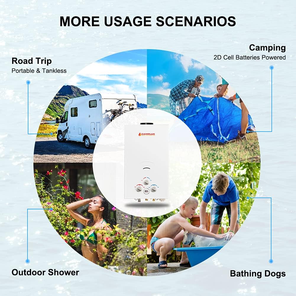2.64 GPM Propane Tankless Water Heater P584