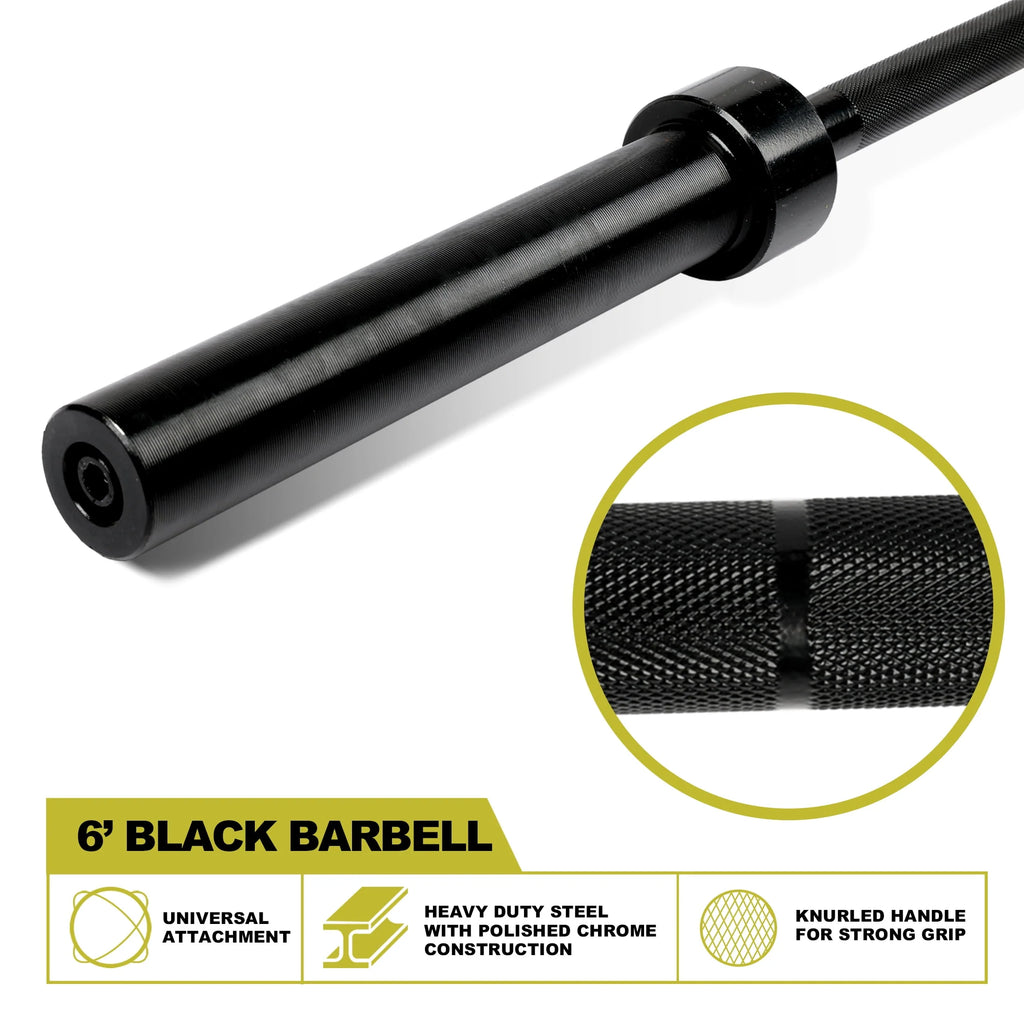 2-Inch Olympic Barbell Weight Bar 7ft 700-Pound Capacity C501