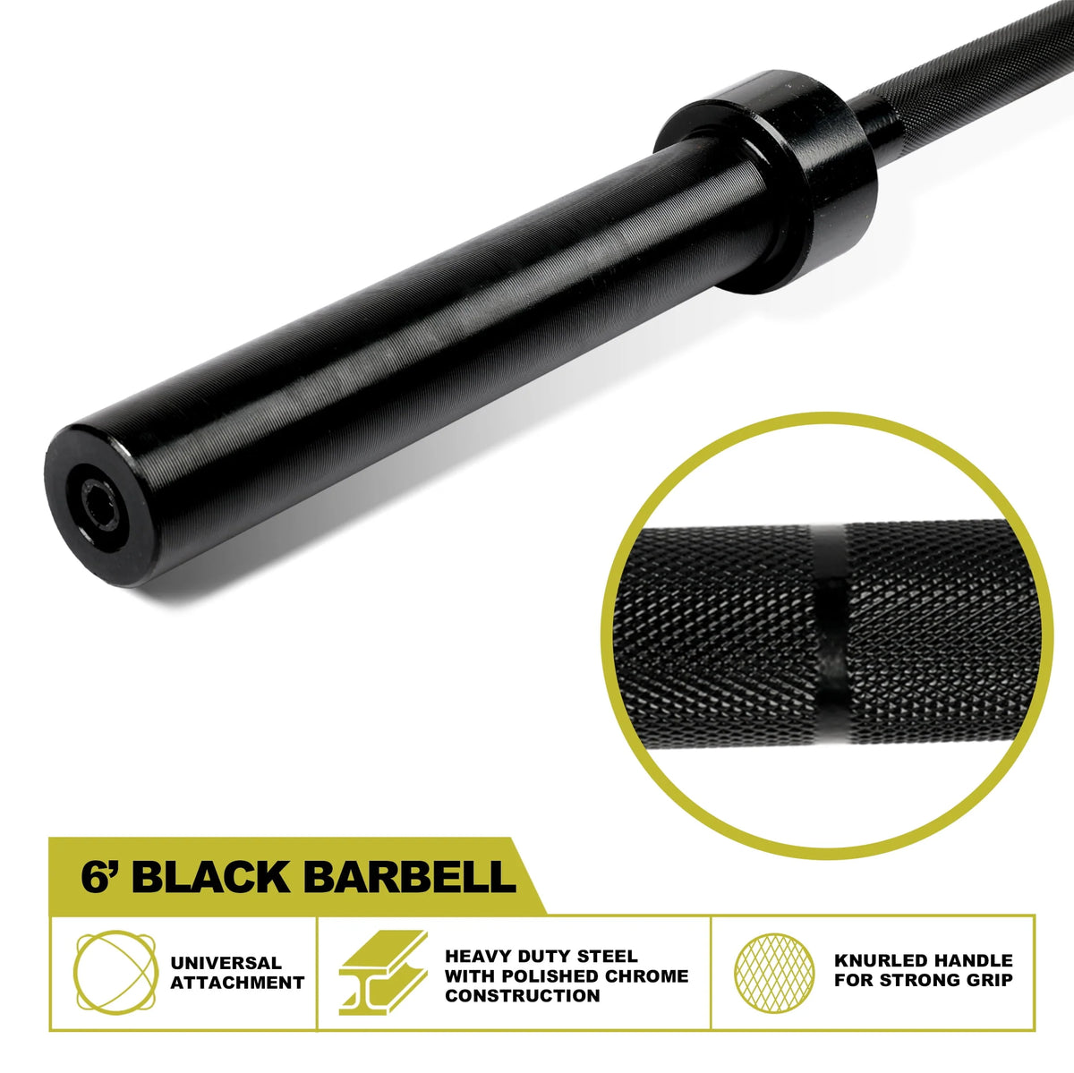 2-Inch Olympic Barbell Weight Bar 7ft 700-Pound Capacity C501