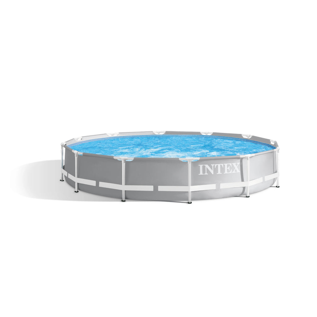12 ft x 30 in Round Above Ground Swimming Pool Z8426