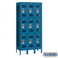 Blue Vented Metal Locker R7217