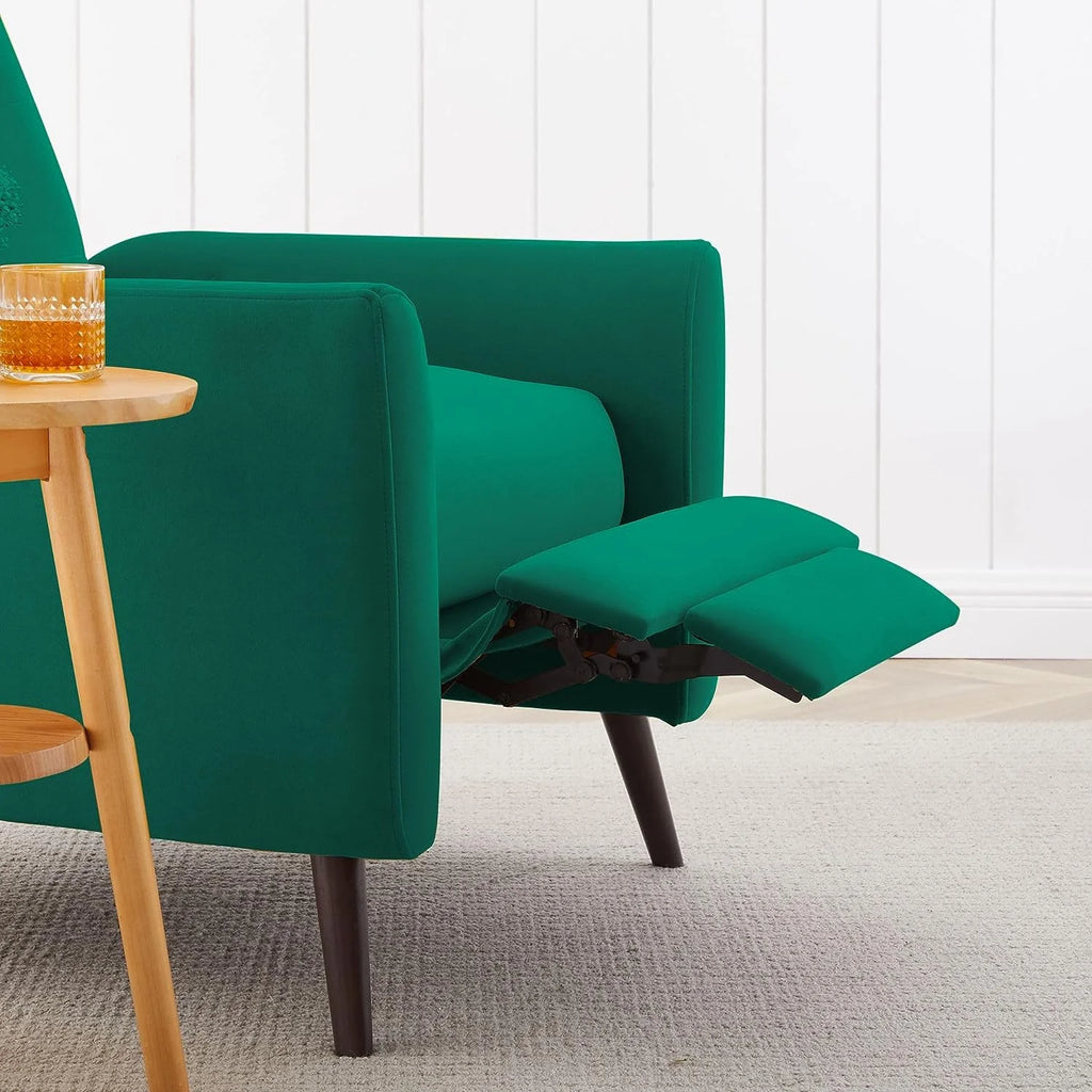 Velvet Pushback Recliner Chair O225