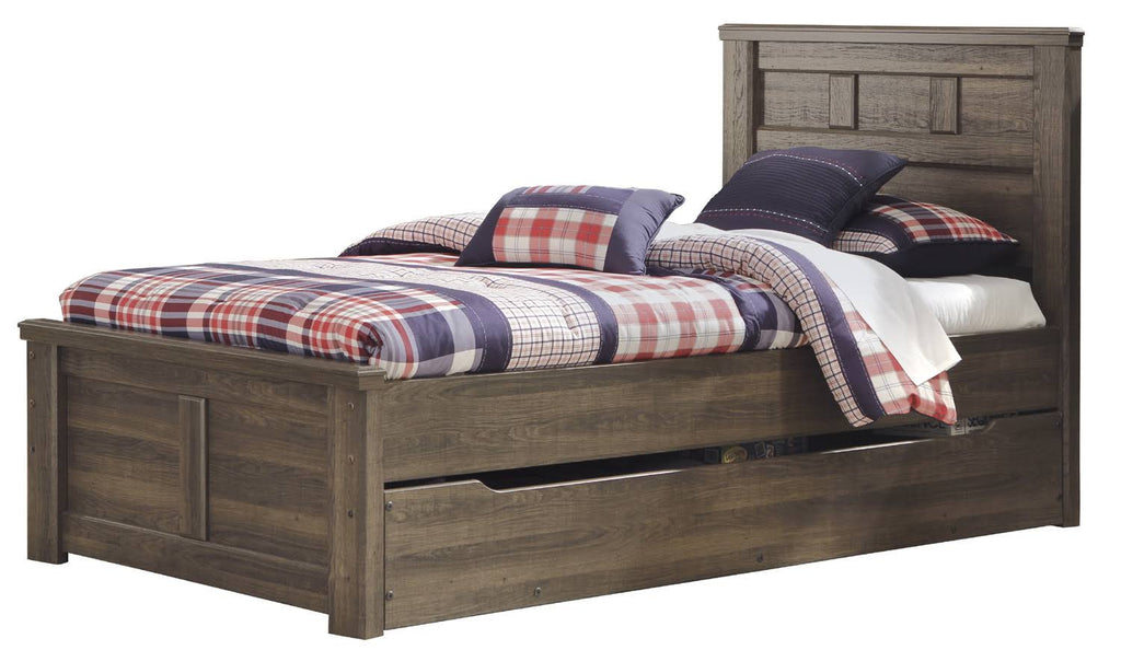 Dark Brown Trundle Under Bed Storage H675910