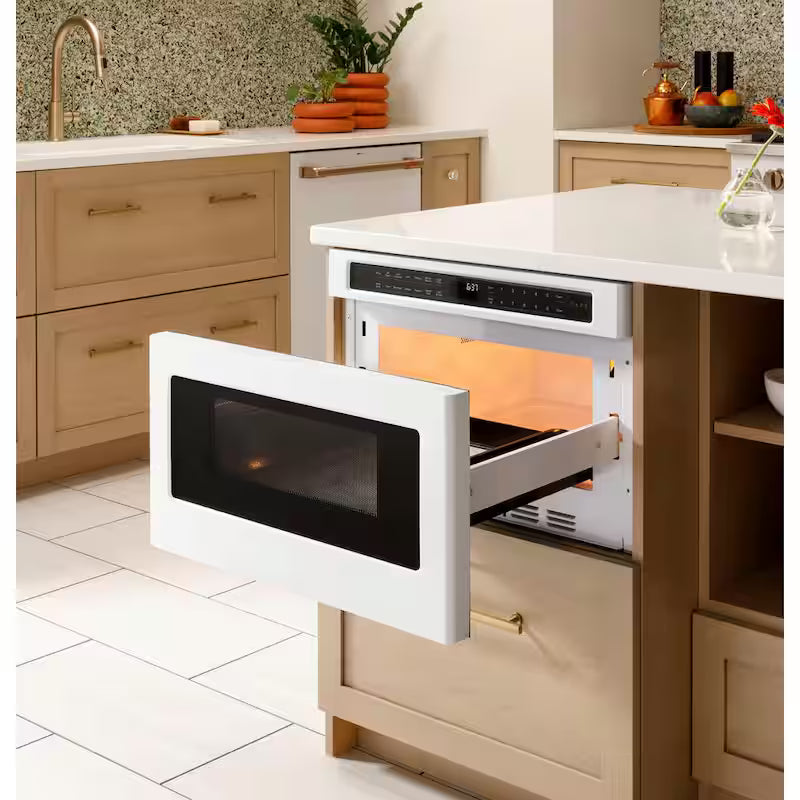 Built-In Microwave Drawer in Matte Black with Sensor Cooking V308338