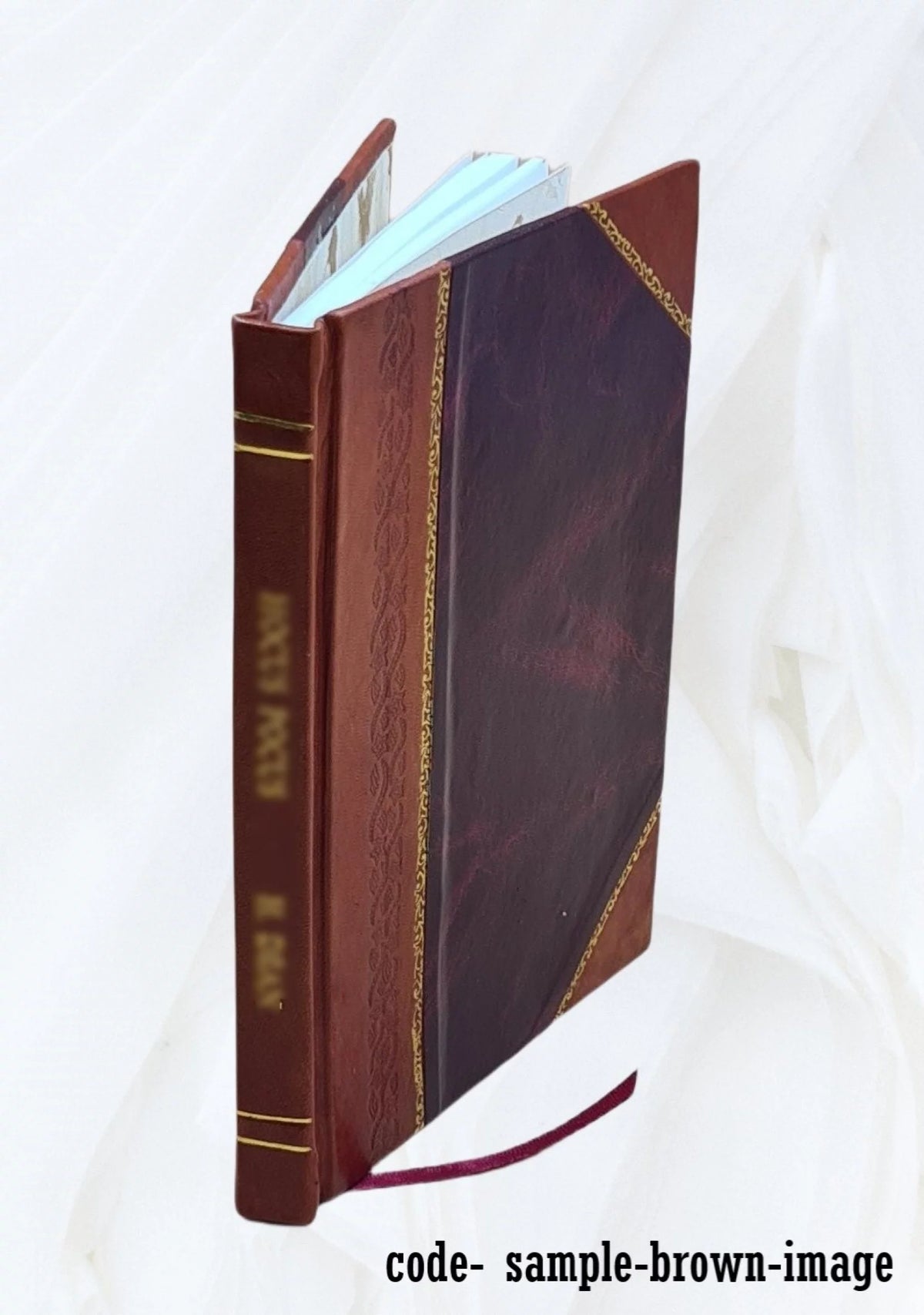 Leather Bound File Letters L Thru Z F192
