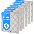 9.38x9.38x1 MERV 8 Pleated Air Filters 6 Pack F90545