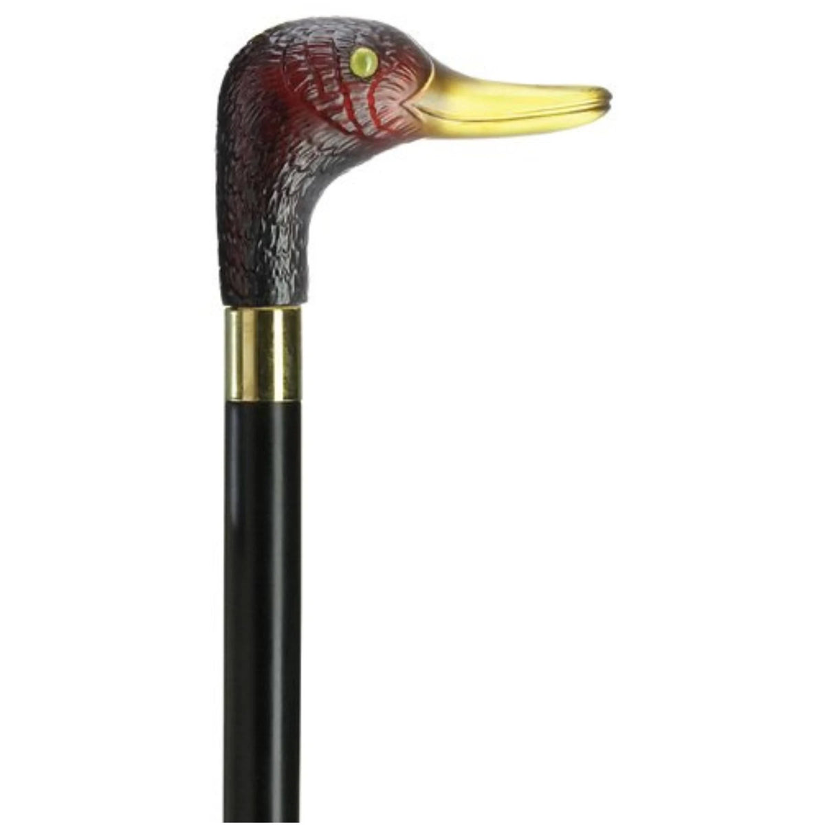 Translucent Duck Handle Hardwood Walking Cane L38535