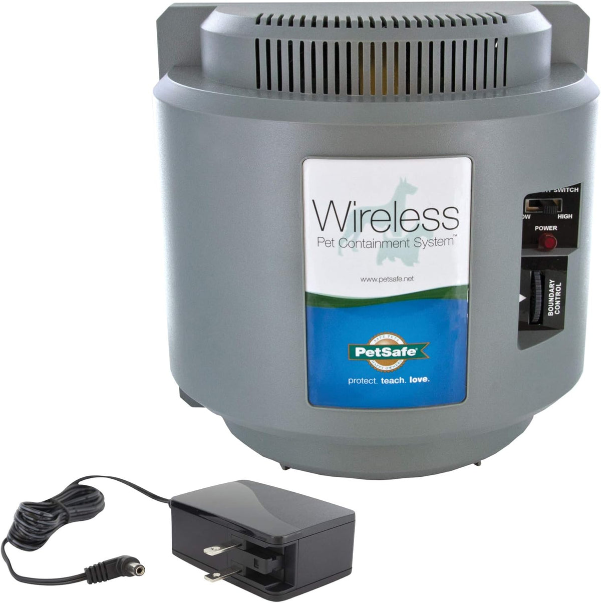 Wireless Pet Containment System, Covers up to 1/2 Acre, Waterproof Receiver with Tone / Static Correction Z133127