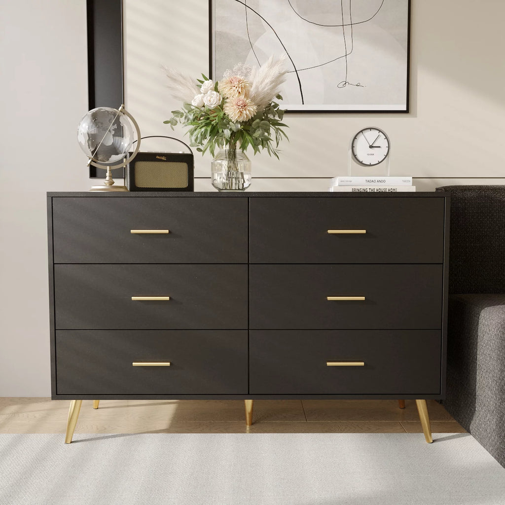 White 7 Drawer Wood Dresser Z16037