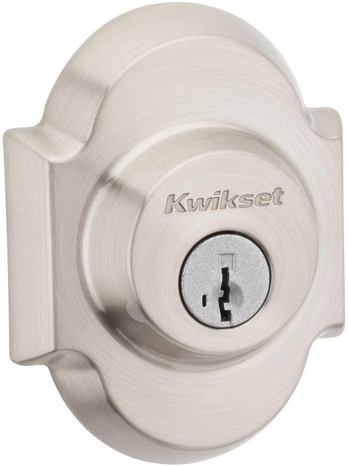 Satin Nickel Single-Cylinder Deadbolt Q16156