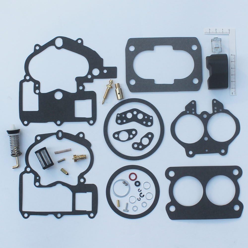 Carburetor Repair Rebuild Kit for 2 Barrel Rochester Carburetor with Float O57405
