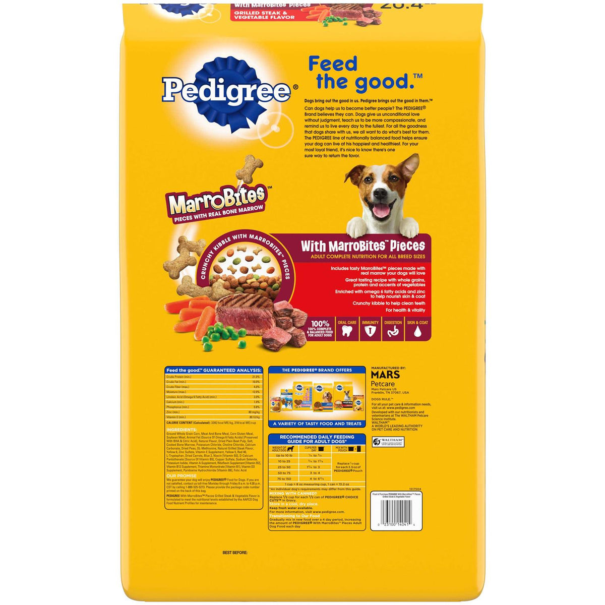 Steak & Vegetable Adult Dry Dog Food I2124