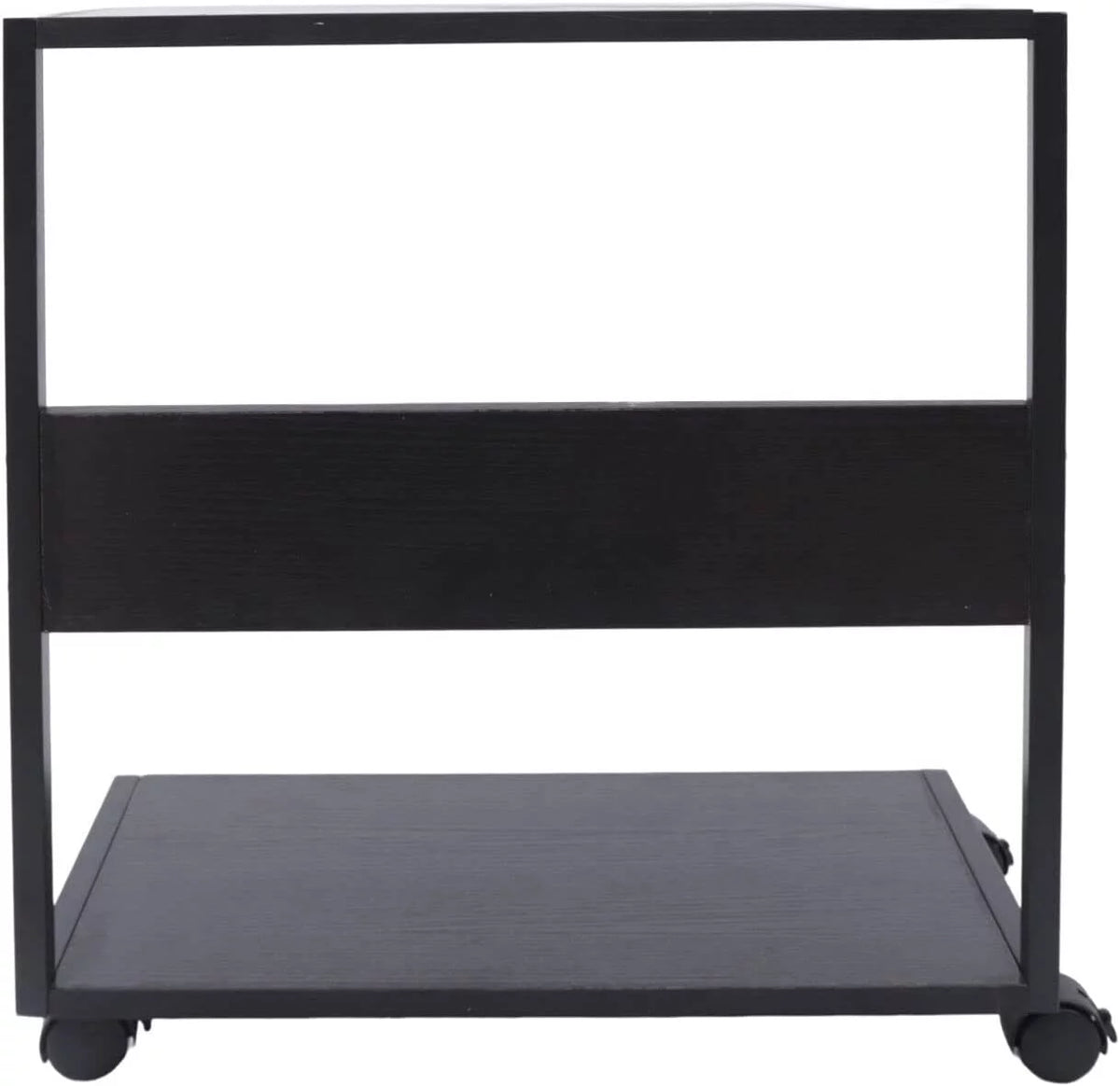 2-Tier Computer Tower Stand with Lockable Wheels F71973