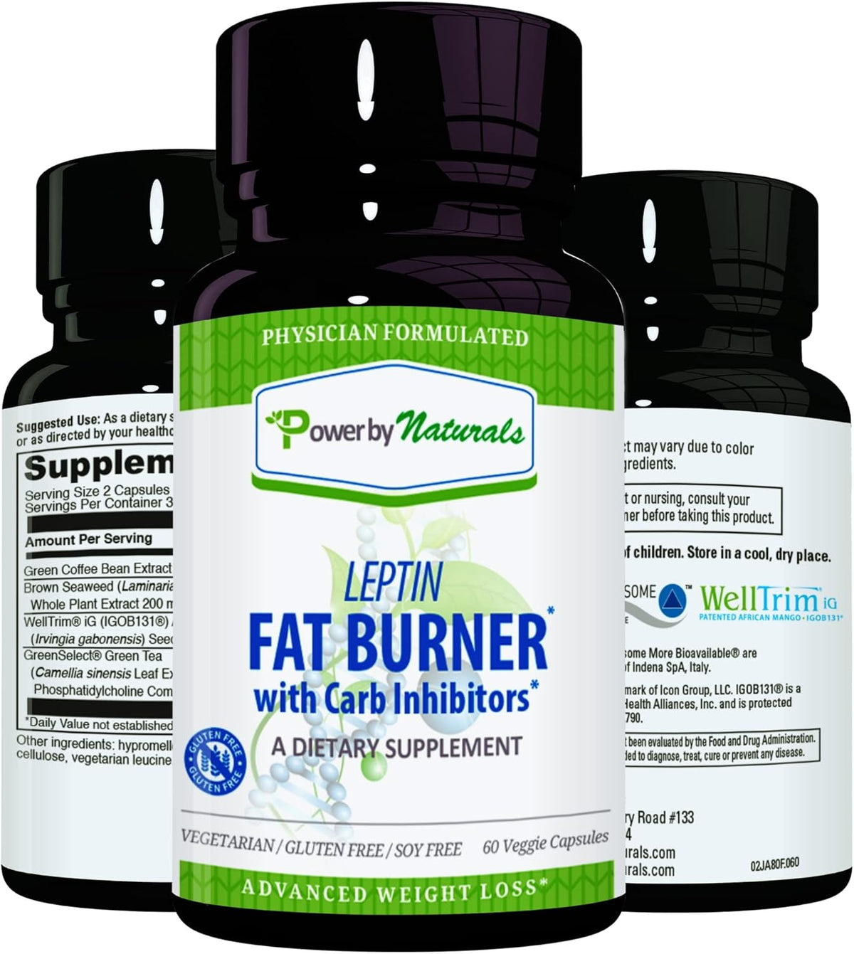60 Gluten-Free Capsules Fat Burner C484
