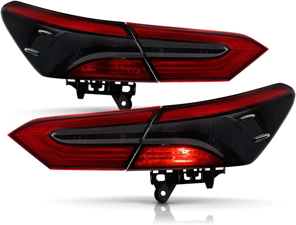 Red Smoke Tail Lights Rear Brake Lamps Assembly 4PCS O937639