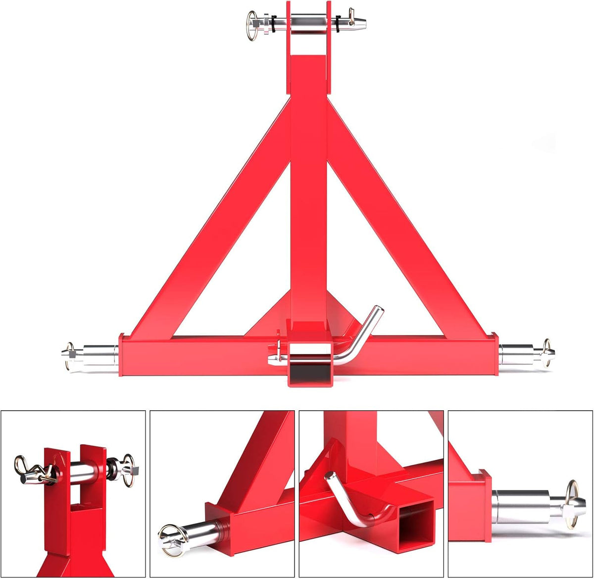 3 Point 2 Hitch Receiver Adapter Drawbar Trailer Adapter P39282