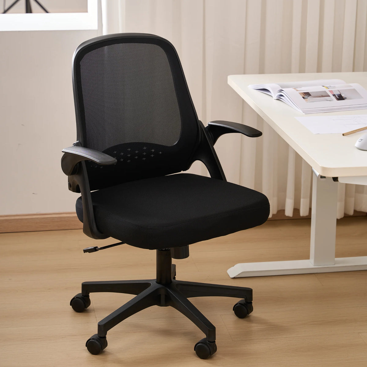 Ergonomic Mid Back Mesh Computer Chair with Wheels I20098