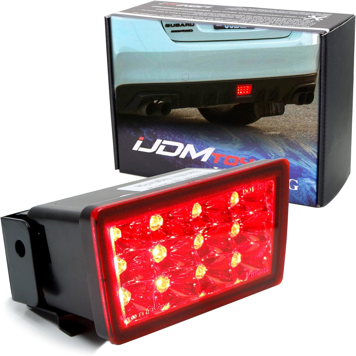 Red Lens Full LED Rear Fog Light Kit Pack of 2 Y22794