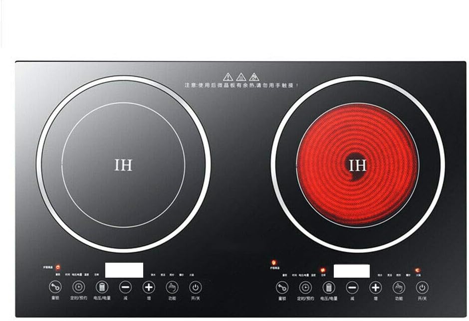 1200W Dual Induction Cooktop Stainless Steel K1816