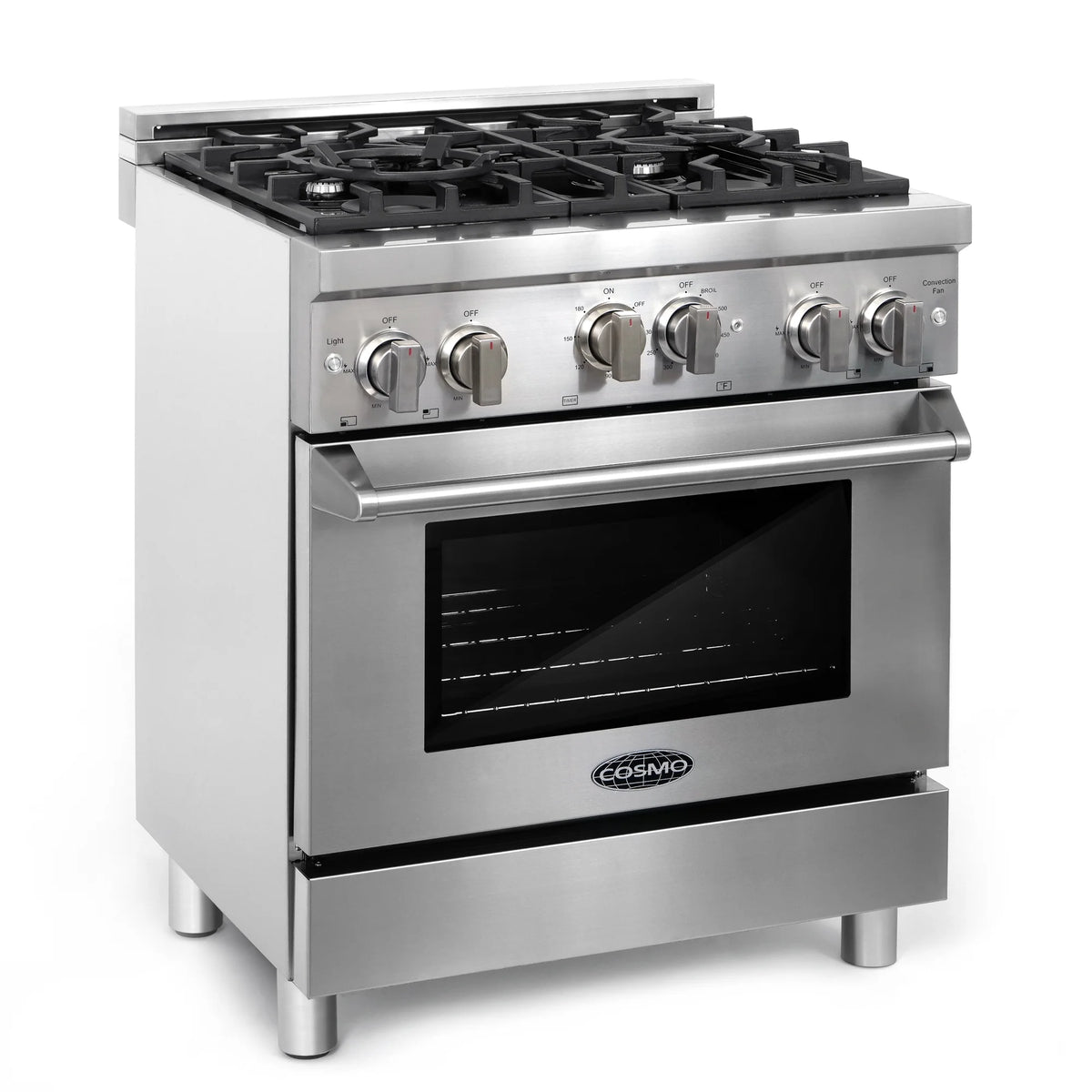 5 Piece Kitchen Appliance Package with Gas Range, Range Hood, Dishwasher, French Door Refrigerator & Wine Refrigerator L5492