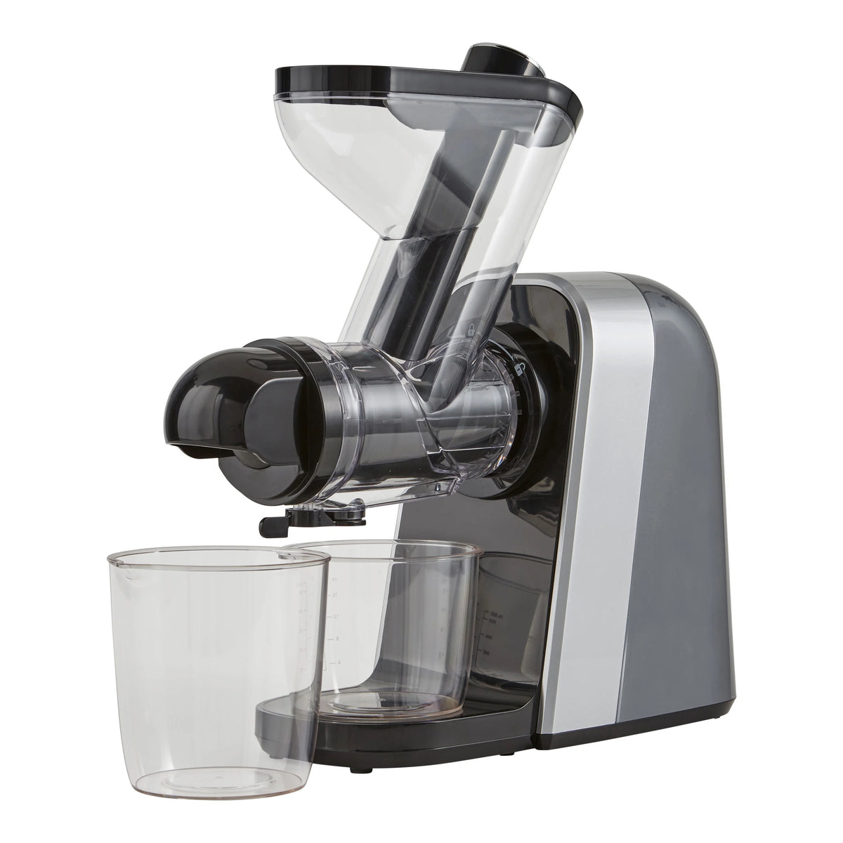 Gray Slow Masticating Juicer with Wide Mouth Chute O782