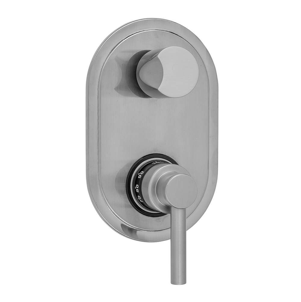 Oval Plate with Thermostatic Valve with Diverter E95316