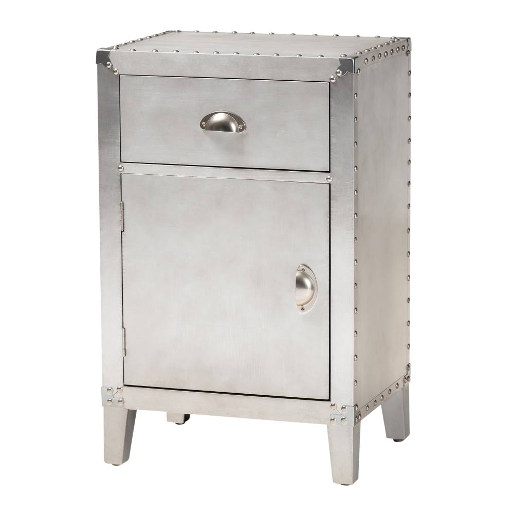 Silver Accent Storage Cabinet J3210