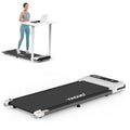 Silver 2.5 HP Portable Walking Treadmill with Remote Control and LED Display Q671