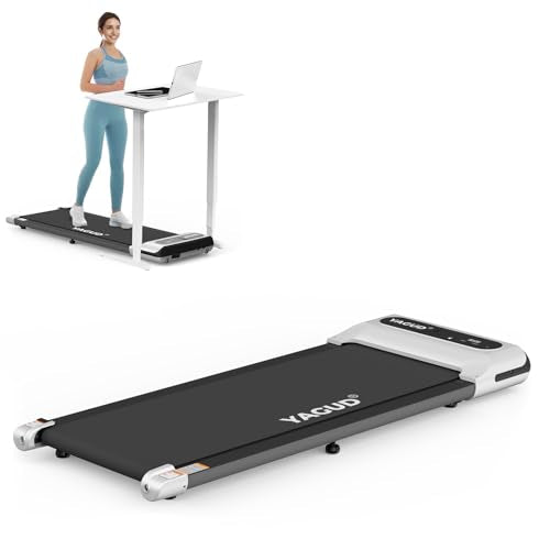 Silver 2.5 HP Portable Walking Treadmill with Remote Control and LED Display Q671