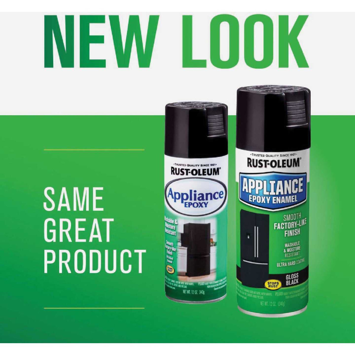 Black Epoxy Appliance Spray Paint F12923