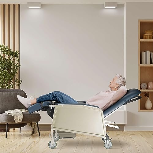 Standard Geri Chair Recliner with Wheels, Tray, and Elevating Legrests E799127