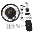 72V 2000W 560rpm Rear Wheel Electric Bike Conversion Kit with LCD Display for 20-inch Bicycles O79038