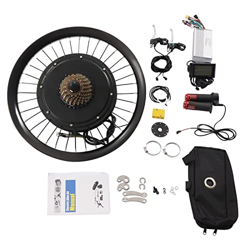 72V 2000W 560rpm Rear Wheel Electric Bike Conversion Kit with LCD Display for 20-inch Bicycles O79038