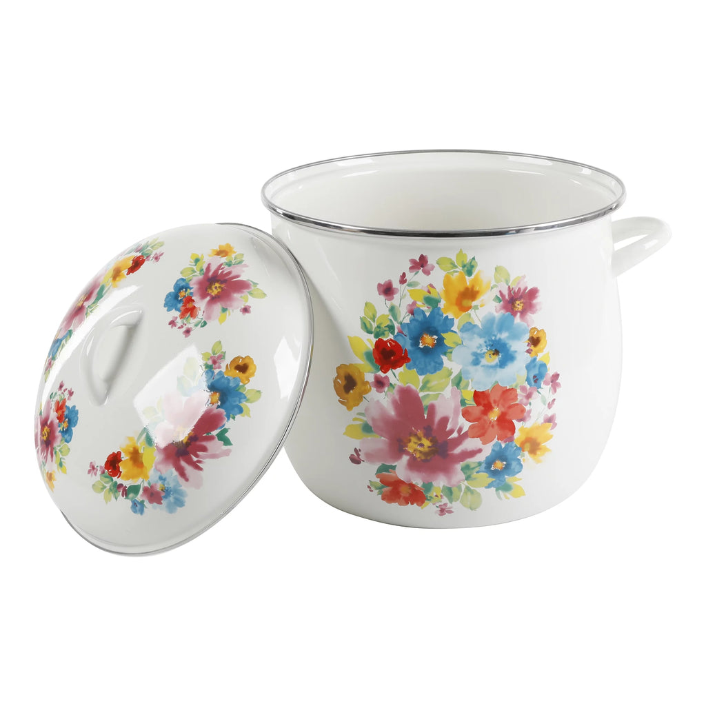 12-Quart Enamel-on-Steel Stock Pot O707