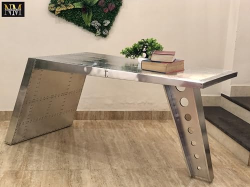 Silver Aluminum Desk (64 Inches) F3454