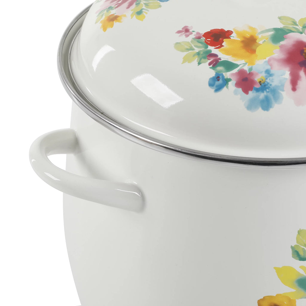 12-Quart Enamel-on-Steel Stock Pot O707