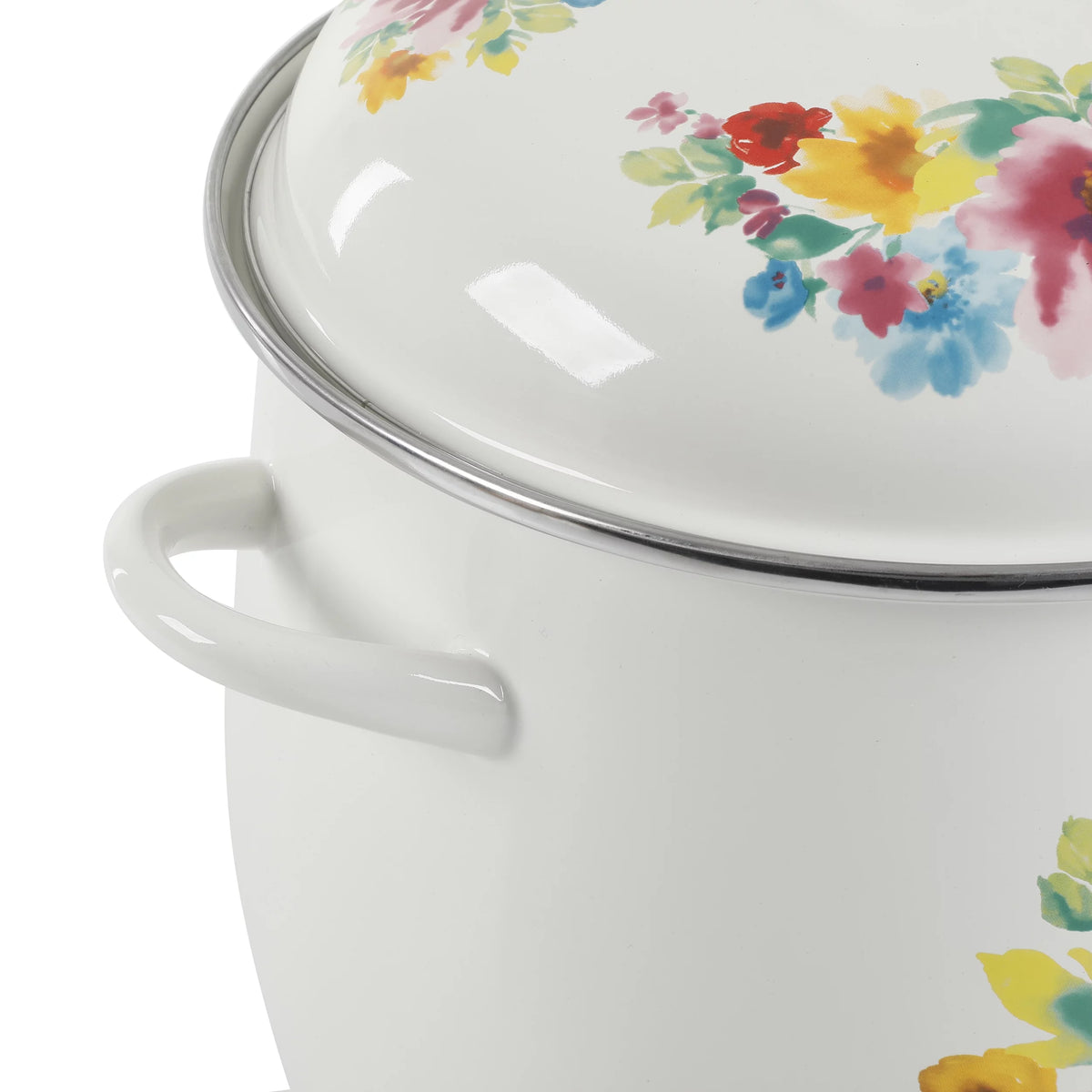 12-Quart Enamel-on-Steel Stock Pot O707