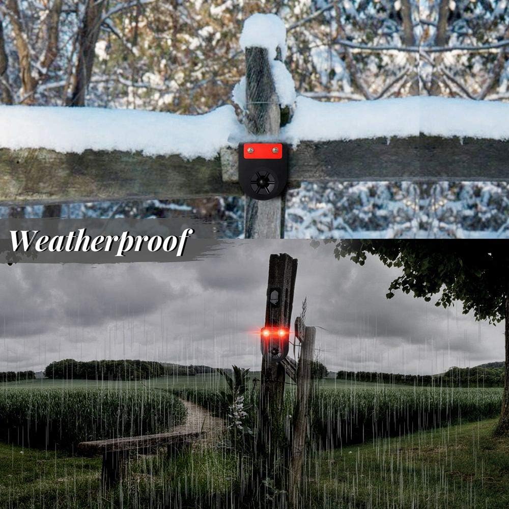 Pack of 8 Solar Powered Deer Chaser Light Animal Deterrent M6784