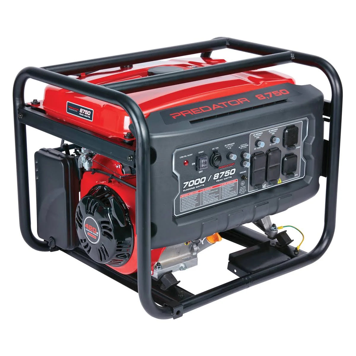 8750 Watt Max Starting Gas Powered Generator C559