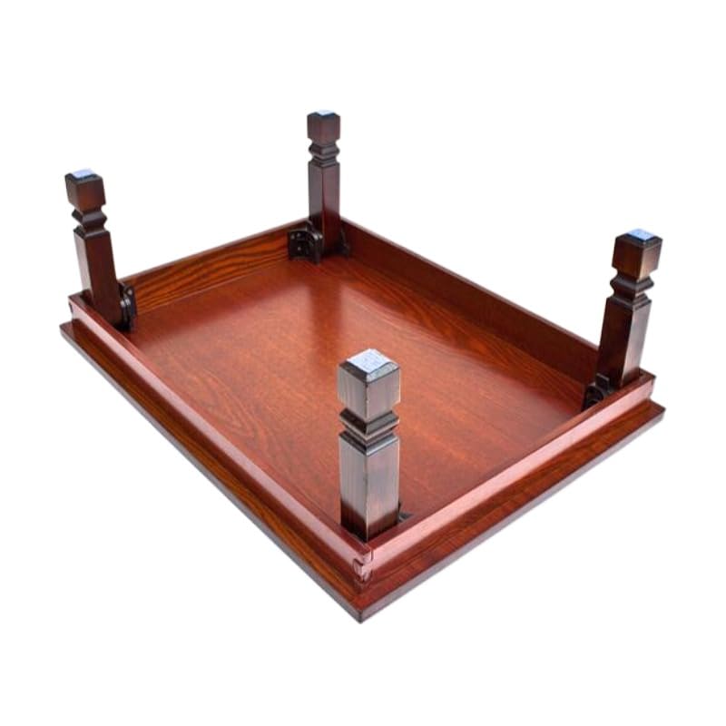 Brown Low Wood Table (45x33x21cm) Y97239