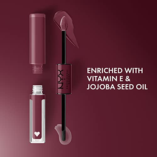 Long-Lasting Liquid Lipstick with Clear Lip Gloss - Rebel In Red (Warm Red) V711553