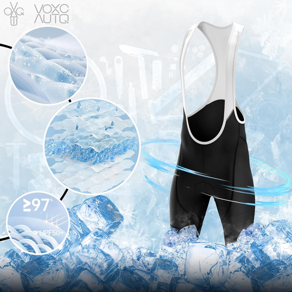 Men's Pro Cycling Jersey Set with Bib Shorts Q708
