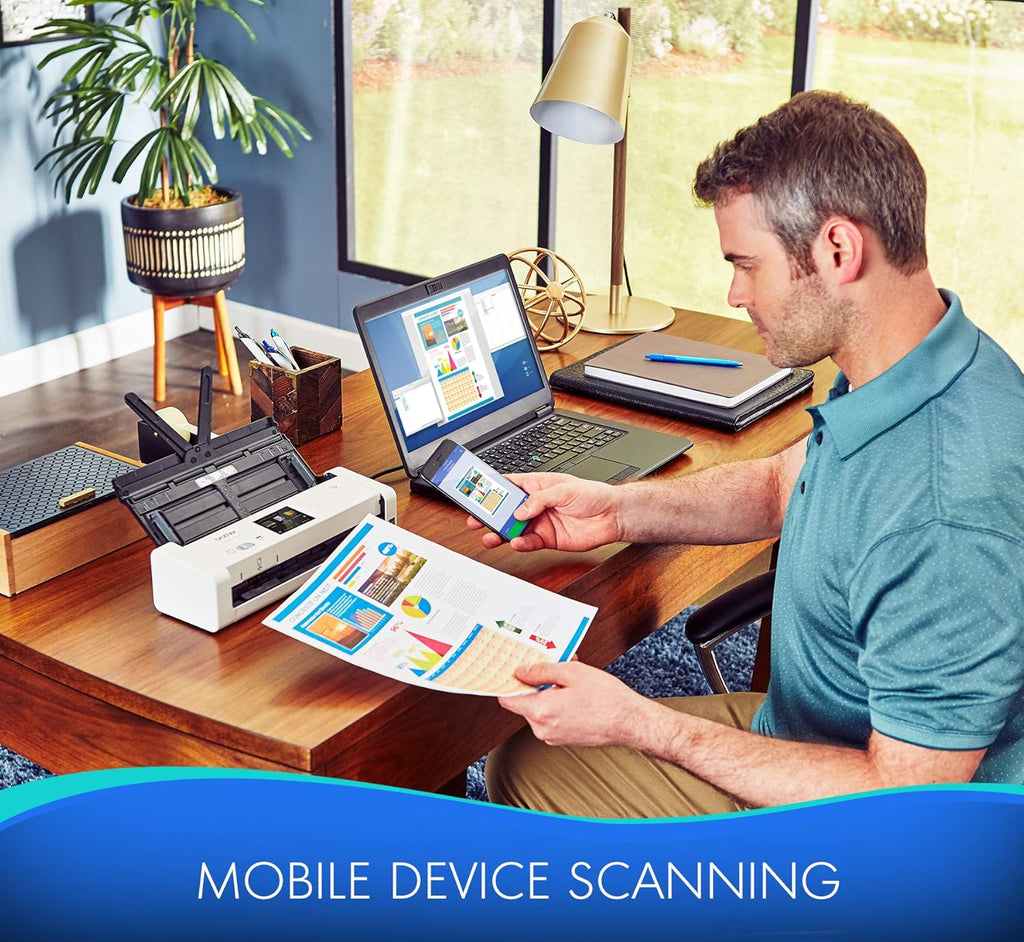Wireless Document Scanner, White Q366