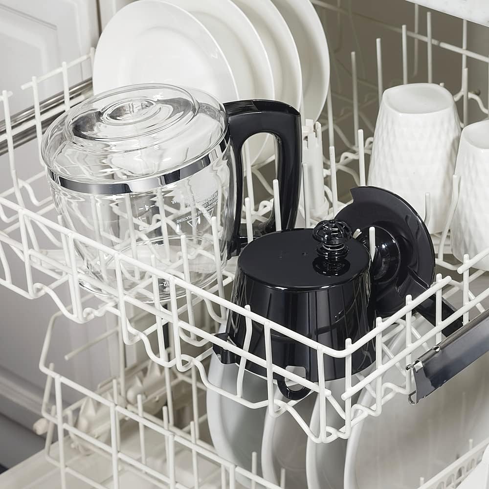 Black Handle 12 Cup Coffee Carafe K8713