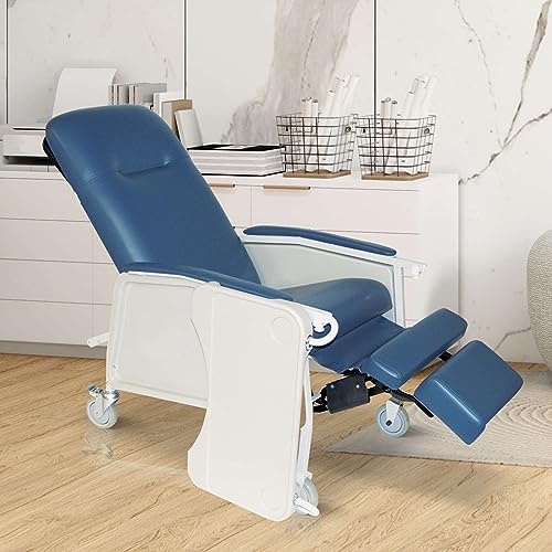 Standard Geri Chair Recliner with Wheels, Tray, and Elevating Legrests E799127