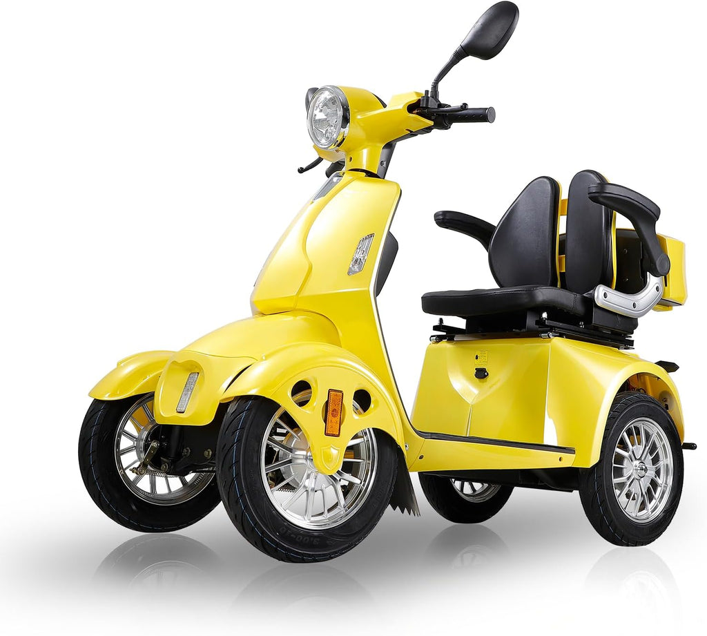 Heavy Duty 4-Wheel 3 Speed Mobility Scooter, 500 lbs. Weight Capacity H47480