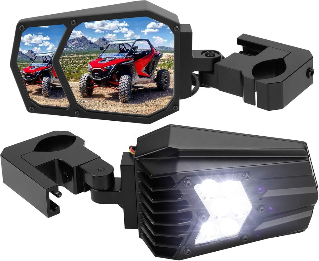 UTV Side Mirrors with Light K5317