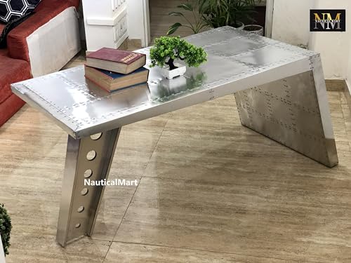 Silver Aluminum Desk (64 Inches) F3454