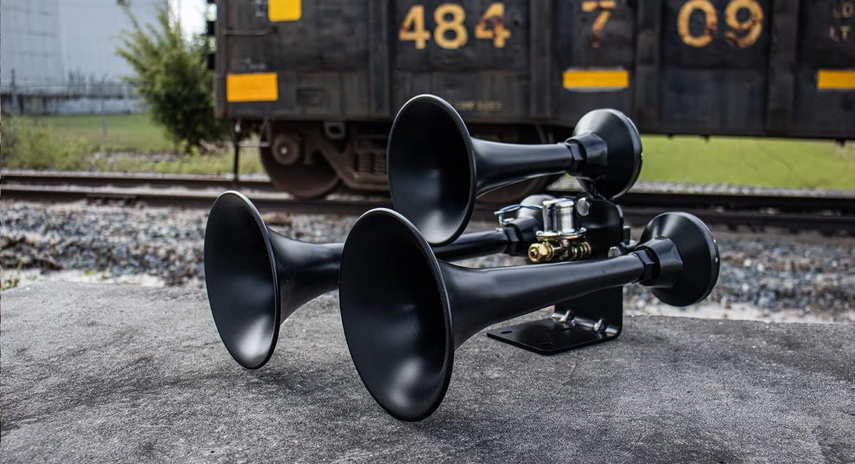 Black 1.5 Gallon 120PSI Train Horn Kit D873